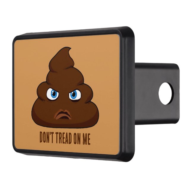 Don't Tread On Me Poo Hitch Cover (Left)