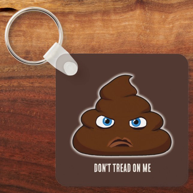 Don't Tread On Me Poo Keychain (Front)