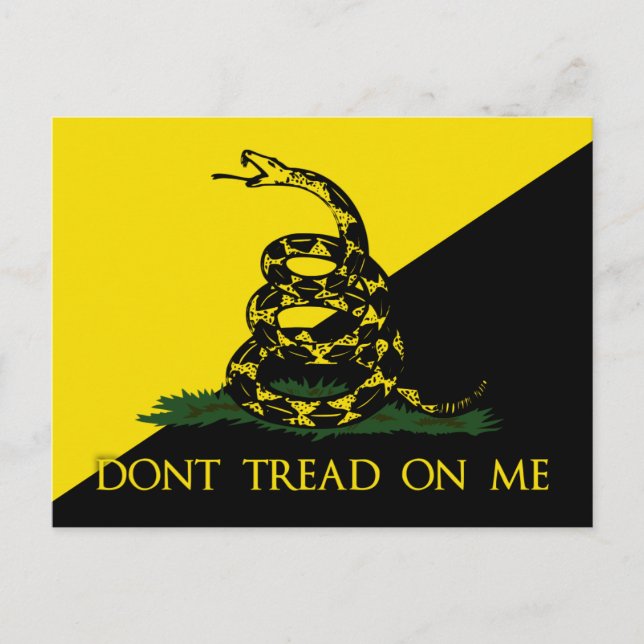 Don't Tread On Me Postcard (Front)