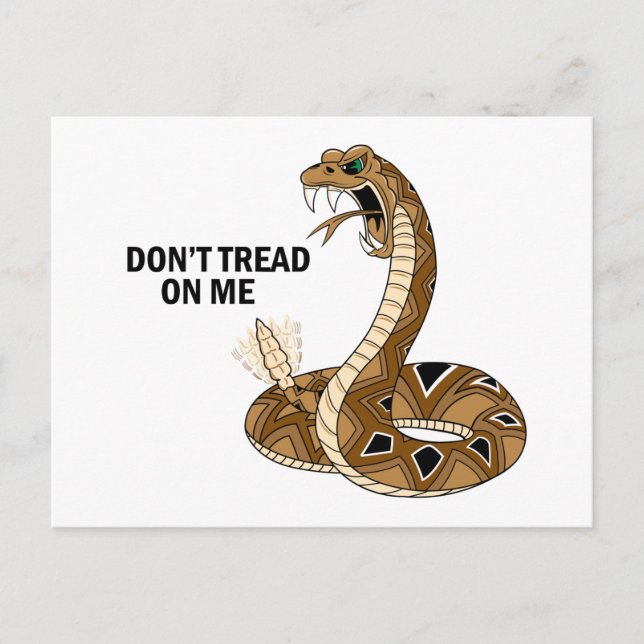 Don't Tread On Me Postcard (Front)