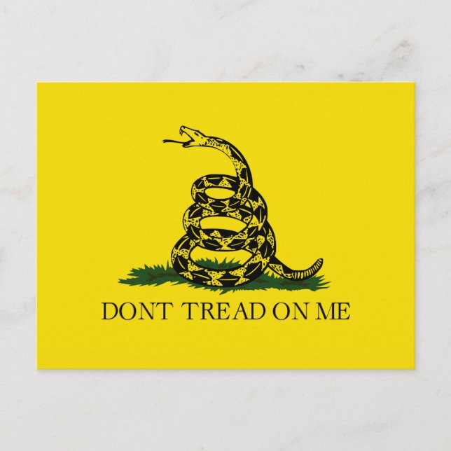 Don't Tread On Me Postcard (Front)