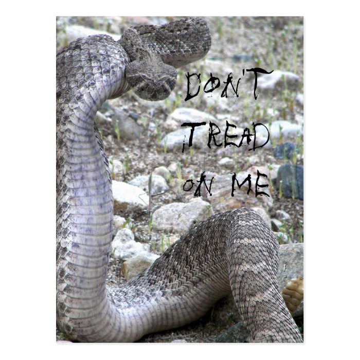 Don't Tread On Me Postcards