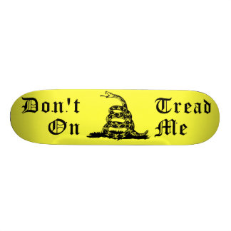 Don't Tread On Me Rattlesnake SKateboard Deck