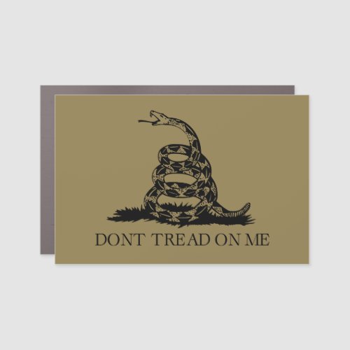 DONT TREAD ON ME Rattlesnake Snake Revolution Flag Car Magnet