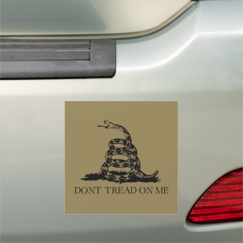 DONT TREAD ON ME Rattlesnake Snake Revolution Flag Car Magnet