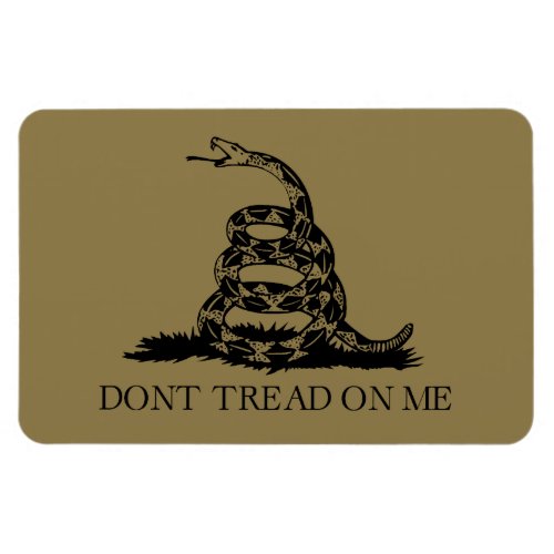 DONT TREAD ON ME Rattlesnake Snake Revolution Flag Magnet
