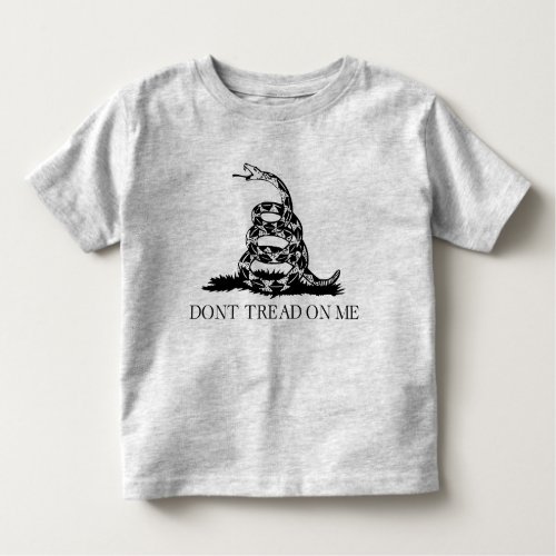 DONT TREAD ON ME Rattlesnake Snake Revolution Flag Toddler T_shirt