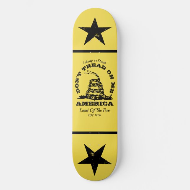 Don't Tread On Me Skateboard (Front)