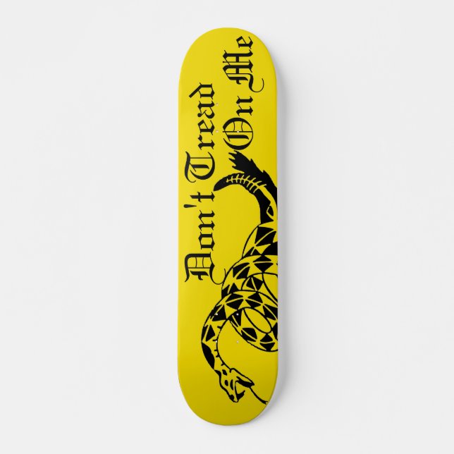 Don't Tread On Me Skateboard Deck (Front)