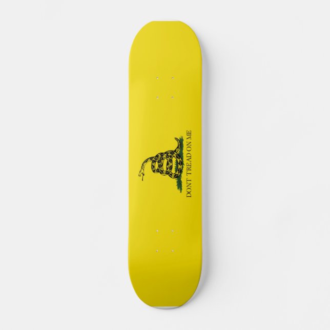 Dont Tread on Me Skateboard Deck (Front)