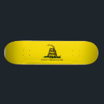 Dont Tread on Me Skateboard Deck<br><div class="desc">Don't Tread on Me skateboard Design</div>