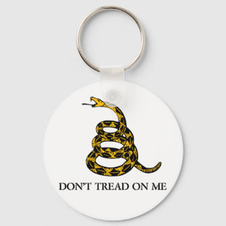 Don't Tread on Me Snake Keychain