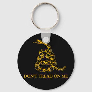 Don't Tread on Me Snake Keychain
