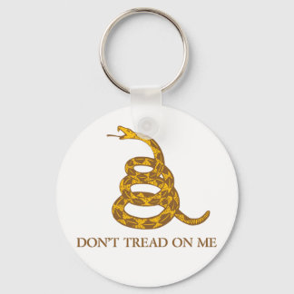 Don't Tread on Me Snake Keychain