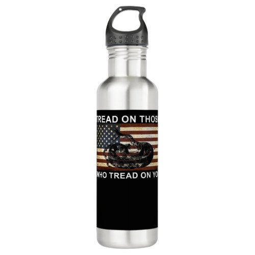 dont tread on me stainless steel water bottle