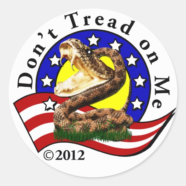 Dont Tread on Me Sticker (Front)