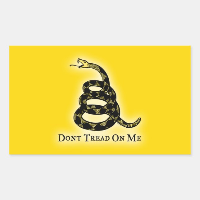 Dont Tread On Me Sticker (Front)