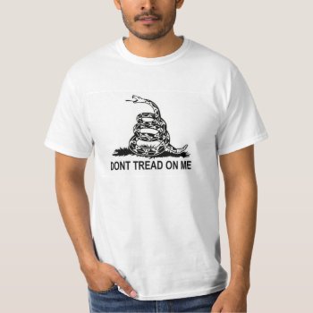 Don't Tread On Me T-shirt 2nd Amendment by Sturgils at Zazzle
