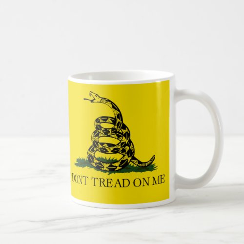 DONT TREAD ON ME The Gadsden Flag Coffee Mug