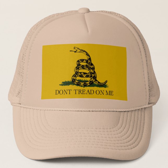 DONT TREAD ON ME, The Gadsden Flag Trucker Hat (Front)