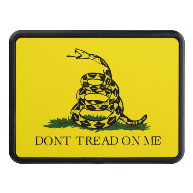 Don't Tread On Me Trailer Hitch Cover (Front)