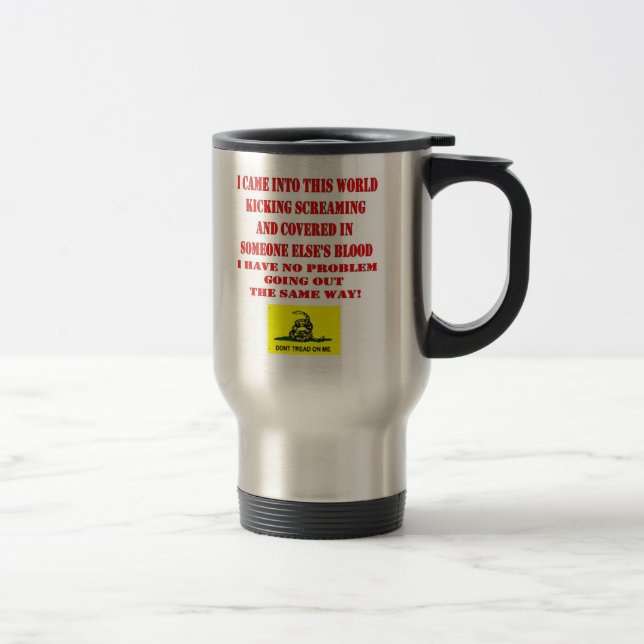 DON'T TREAD ON ME TRAVEL MUG (Right)