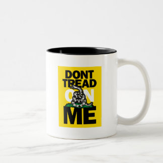 DONT TREAD ON ME Two-Tone COFFEE MUG