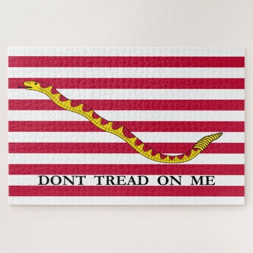 Dont Tread on Me US Naval Jack Jigsaw Puzzle