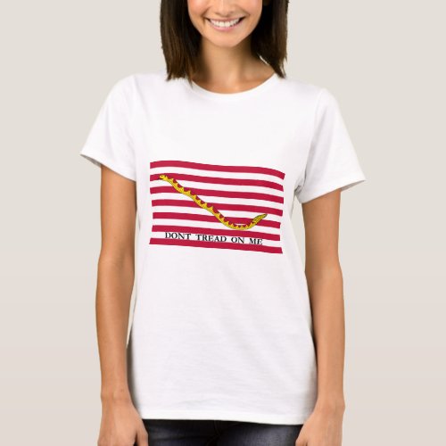 Dont Tread on Me US Naval Jack T_Shirt