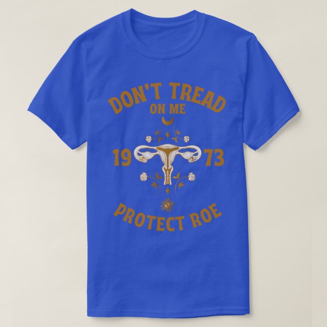 Dont Tread On Me Uterus 2 T-Shirt (Design Front)