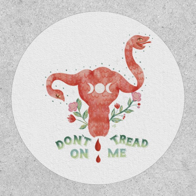 Don't Tread On Me Uterus PRO CHOICE Essential  Patch (Front)