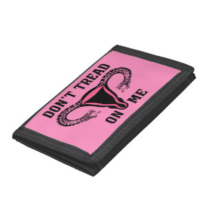 Don't Tread On Me Uterus Tri-fold Wallet