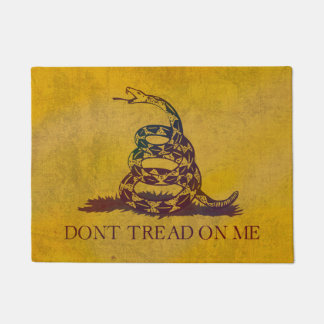 Don't Tread on Me Vintage Patriotic Flag Doormat