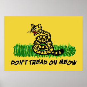 Don't Tread on Meow Poster