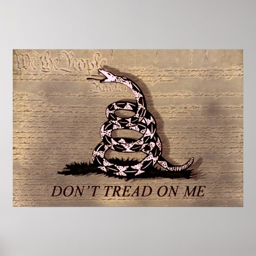 Dont Tread On Poster
