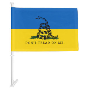 Don't Tread on the Ukraine - Car Flag