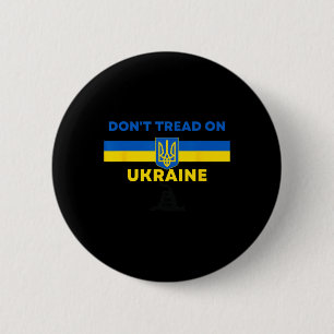 Don't Tread On Ukraine! Ukraine Supporters Gadsden Button