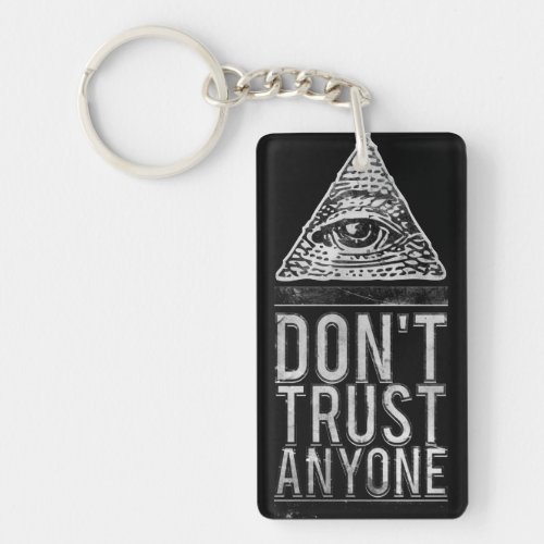 Dont trust anyone keychain