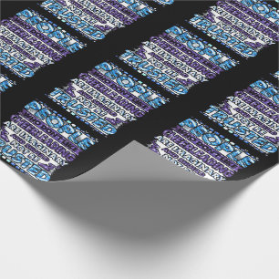 Don't Trust People Who Don't Like Cheerleading Wrapping Paper