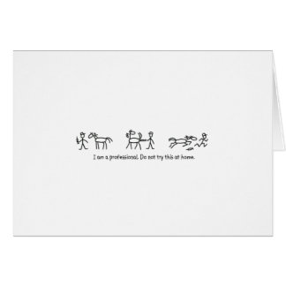 Don't Try This at Home (Veterinarian) Professional Cards
