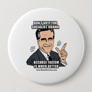 DON'T VOTE FOR SOCIALIST OBAMA BUTTON
