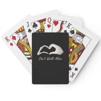 Don't Walk - White Classic - Skeleton Hands Hearts Poker Cards