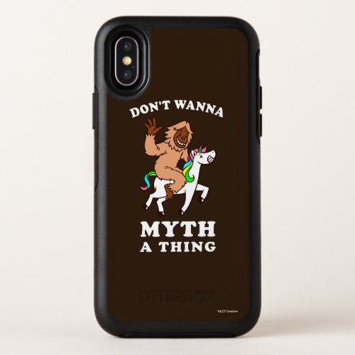 Dont Wanna Myth A Thing OtterBox Symmetry iPhone X Case