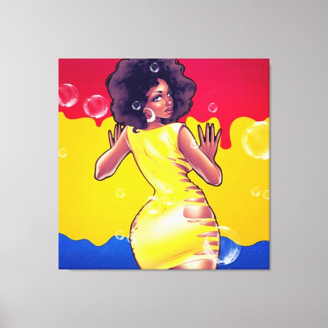 Don't Watch My Back Canvas Print (Front)