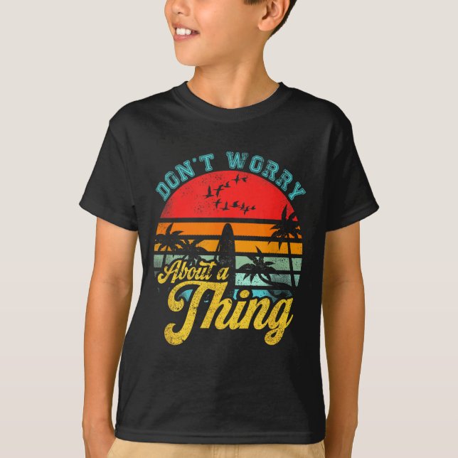 Don't Worry About A Thing Jamaican Rasta Reggae Fu T-Shirt (Front)