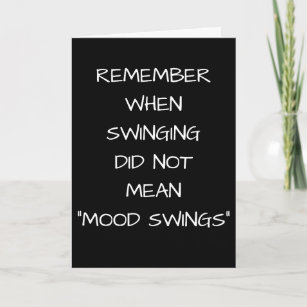 Mood Swing Humor Cards Zazzle