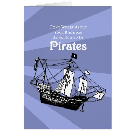 Don't Worry About Pirates Cards (Front)