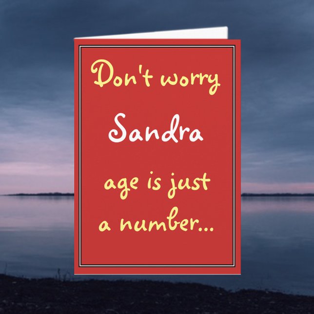 Don't Worry - Age is Just a Number Card (Creator Uploaded)