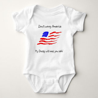Don't worry America Baby Bodysuit