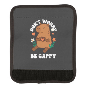 Don't Worry Be Cappy Luggage Handle Wrap